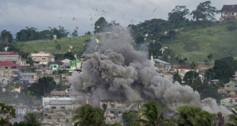 Le 9 juin 2017, une bombe explose sur le quartier de Marawi dont environ 10% est occupée par des islamistes. 