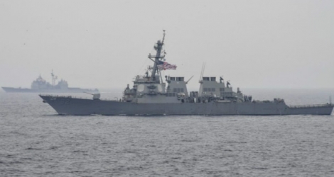 Le destroyer américain USS Fitzgerald