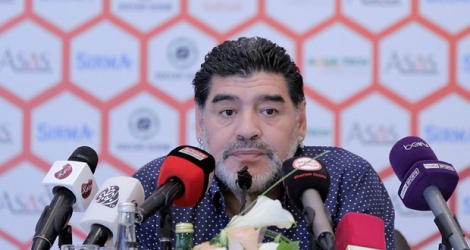 Maradona était interrogé par Tycsports depuis Dubaï.