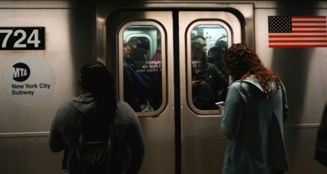 Le métro de New York, le 11 mai 2016 .