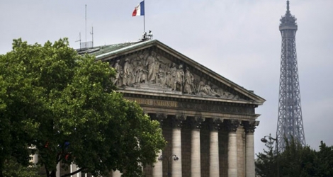 L'Assemblée nationale à Paris, le 15 juin 2015