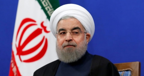 Le président iranien Hassan Rohani, lors d'une conférence de presse à Téhéran le 17 janvier 2017 .