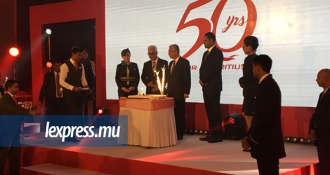 Le Premier ministre Pravind Jugnauth était invité à un cocktail à l’occasion des 50 ans d’Air Mauritius, au Henessy Park Hotel, à Ébène, ce vendredi 11 août.