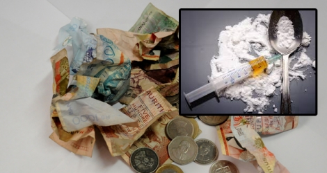 Rs 11 millions, en diverses devises, ont été saisies en juin. L’ADSU suspecte que cet argent provient du trafic de drogue.