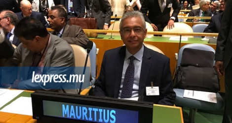 Pravind Jugnauth à l’Assemblée générale des Nations unies à New York. 