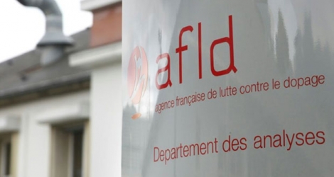 L'entrée du département des analyses de l'Agence française de lutte contre le dopage (AFDL) à Châtenay-Malabry, le 27 juin 2008