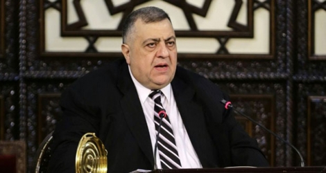 Le nouveau chef du Parlement syrien, Hammoudé Sabbagh, le 28 septembre 2017 à Damas