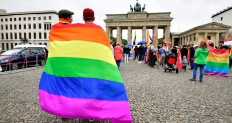 Rassemblement LGBT, le 30 juin 2017 à Berlin.