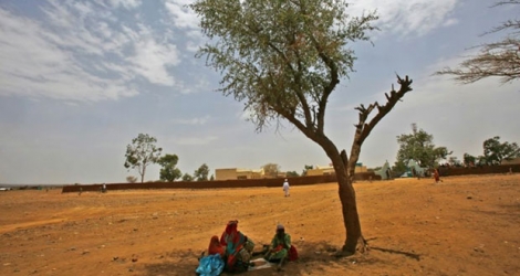 Des femmes soudanaises sous un arbre à Jebel Marra dans le centre du Darfour, le 19 juin 2017