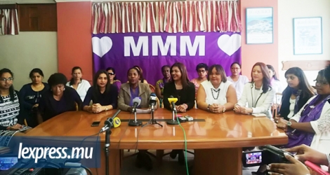  L’aile féminine du MMM était face à la presse ce jeudi 12 octobre.
