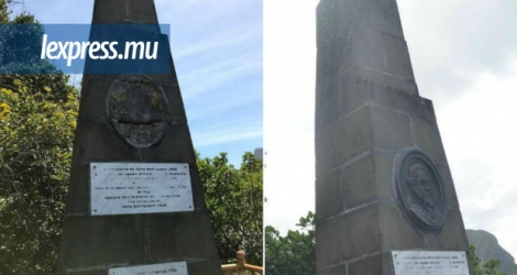 La stèle qui a été pillée, à Grand-Port, fait partie du patrimoine de l’île Maurice.