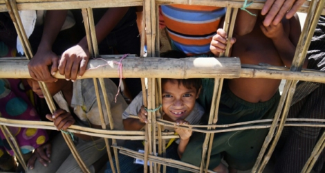 Un jeune musulman rohinga dans le camp de réfugiés de Thankhali au Bangladesh, le 10 novembre 2017.