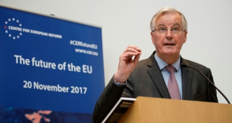 Le négociateur en chef de l'Union européenne pour le Brexit, Michel Barnier, à Bruxelles.