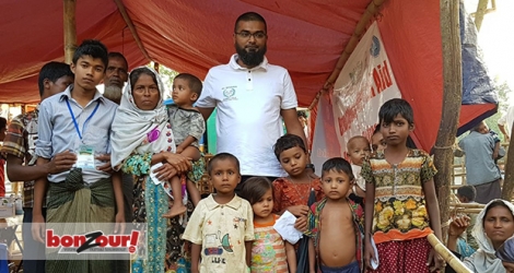 Shakeel Anarath s’est rendu au chevet des réfugiés rohingyas à deux reprises.