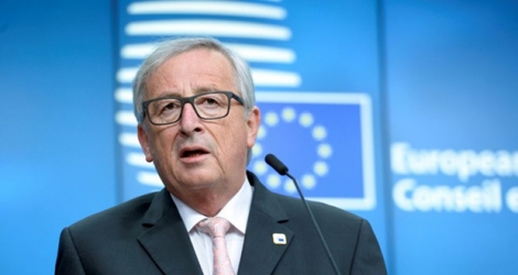 Le président de la Commission européenne Jean-Claude Juncker à Bruxelles le 29 avril 2017 