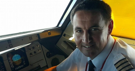 Michael Kemp, first officer from Air Mauritius