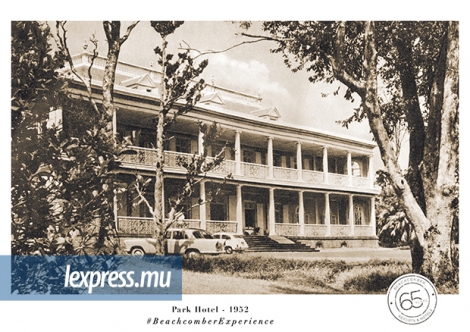 Photo du Park Hotel en 1952. 