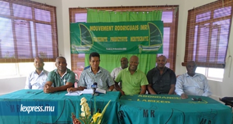 Les membres du Mouvement rodriguais étaient face à la presse le mardi 30 janvier.