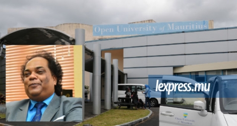 Kaviraj Sukon (en médaillon), Managing Director de l’Open University of Mauritius, estime que le nombre de formations offertes par l’établissement devrait doubler d’ici 2025.