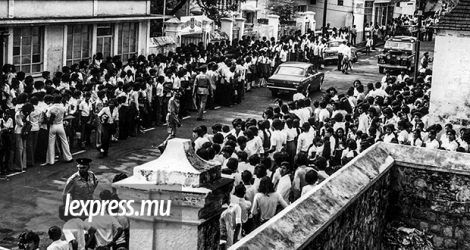 La crise estudiantine de mai 1975, à Maurice. Des événements qui ont marqué un tournant dans l’histoire du pays.