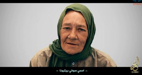 Un groupe jihadiste diffuse une vidéo de l'otage française Sophie Pétronin.