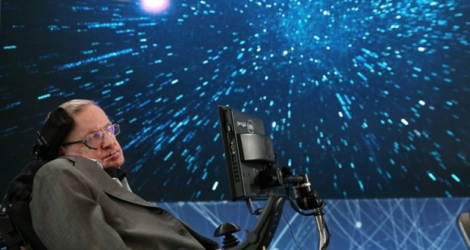 L'astrophysicien britannique Stephen Hawking, le 12 avril 2016 à New York.