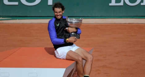 L'Espagnol Rafael Nadal est lauréat du dernier Roland-Garros, sacré le 11 juin 2017 à Paris