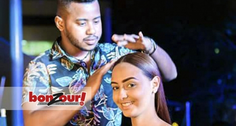  Samuel David est Hair Stylist du concours Miss Estrella Mauritius. 