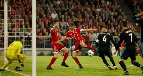 Le Bayern face au Real Madrid, en demi-finale aller de la Ligue des champions, à Munich, le 25 avril 2018