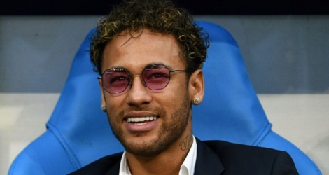 L'attaquant du Paris SG Neymar lors du match face aux Herbiers en finale de Coupe de France le 11 mai 2018.