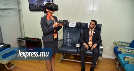 Une douzaine d’étudiants ont bénéficié d’une formation mixte réalité virtuelle / IATA, en décembre.
