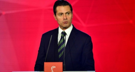 Le président mexicain Enrique Pena Nieto à Hanovre, le 22 avril 2018.