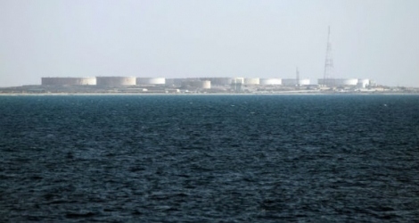 Vue générale du terminal pétrolier de Marsa al-Hariga, dans l'est de la Libye, le 9 avril 2014.