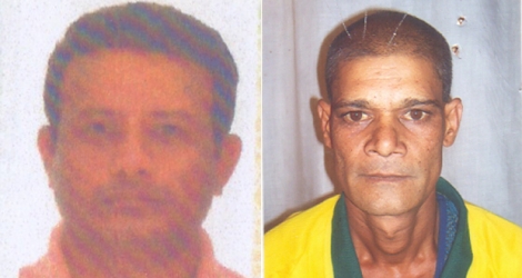 Mehen Asmal, 39 ans, et Dewchand Jhummun, 54 ans.