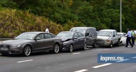 C’est cet après-midi mardi 17 juillet que l’accident s’est produit à Montebello, Pailles. 