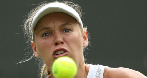 La Danoise Caroline Woaniacki à Wimbledon.