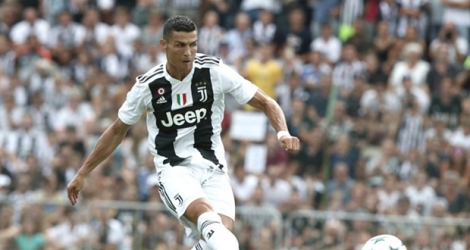 L'attaquant de la Juventus Cristiano Ronaldo auteur d'un doublé face à la Primavera à Villar Perosa le 12 août 2018