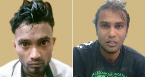 Sailesh Mohan (à gauche) a dénoncé son complice, Vishaye Appadu.