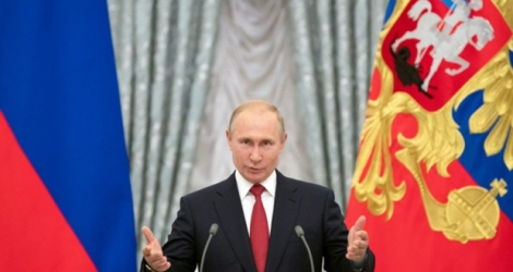 Le président russe Vladimir Poutine, le 28 juillet 2018 à Moscou