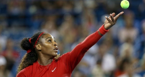 Serena Williams lors du tournoi de Cincinnati.