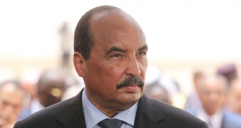 Le président mauritanien Mohamed Ould Abdel Aziz arrivant à un sommet de l'Union africaine à Nouakchott le 2 juillet 2018