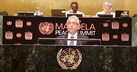 Pravind Jugnauth a participé au Sommet de la paix Nelson Mandela au siège des Nations unies le lundi 24 septembre.