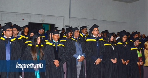 La cérémonie de remise de diplômes a eu lieu, lundi 1er octobre, au Rajiv Gandhi Science Centre, à Bell-Village.