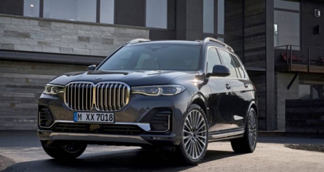 Le constructeur allemand BMW présente son tout nouveau SUV 7 places de luxe, la X7, qui sera commercialisé en mars 2019.