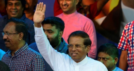 Le président du Sri Lanka Maithripala Sirisena à Colombo, le 5 novembre 2018.