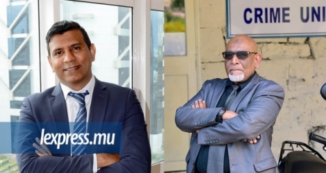 (De g. à dr.) Robin Appaya et Mahmad Aleem Bocus siègent sur le «board» de l’Independent Broadcasting Authority