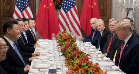 Les présidents américain Donald Trump et chinois Xi Jinping, le 1er décembre 2018 à Buenos Aires.