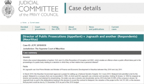 Les «case details» de l’affaire MedPoint, sur le site Web du Privy Council.