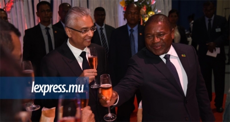 Pravind Jugnauth avait convié le président du Mozambique à un banquet d’honneur.