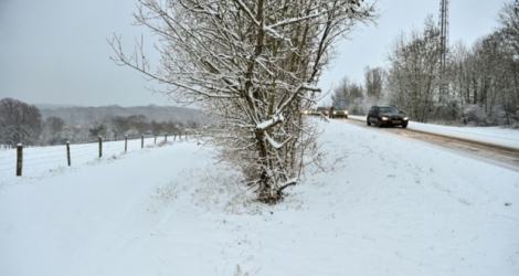 La neige perturbe fortement la circulation en Isère.